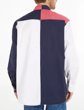 Camasa Tommy Jeans, mix culori Mix culori