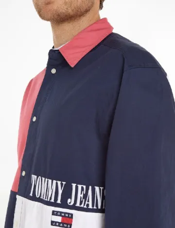 Camasa Tommy Jeans, mix culori Mix culori