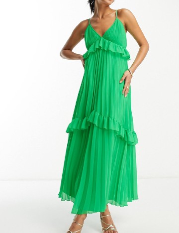 Rochie lunga ASOS, verde