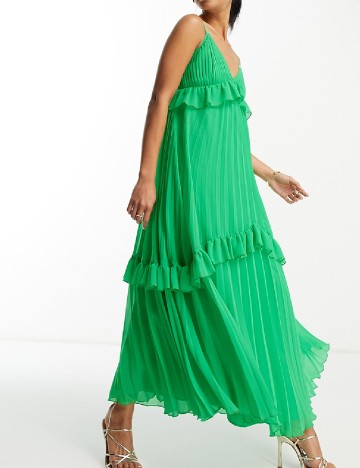 Rochie lunga ASOS, verde