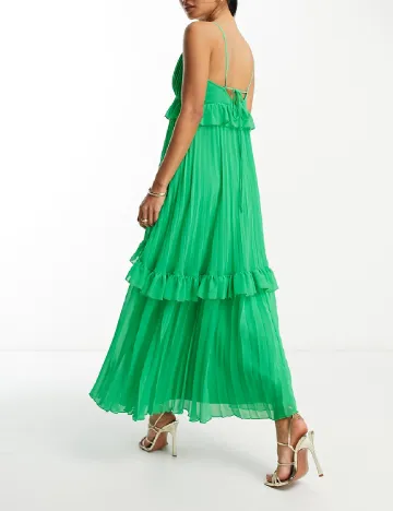 Rochie lunga ASOS, verde Verde