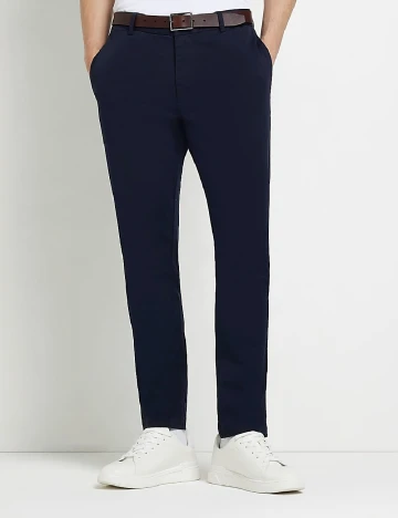 Pantaloni River Island, bleumarin Albastru