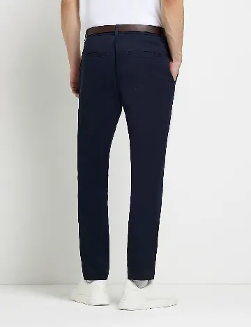 Pantaloni River Island, bleumarin Albastru