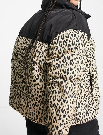 Geaca Only Carmakoma, animal print