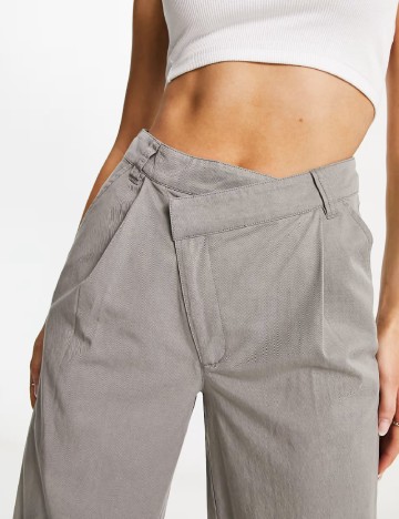 Pantaloni ASOS, gri