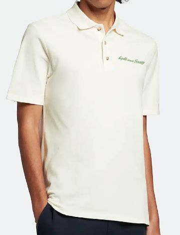 Tricou Lyle&Scott, ecru