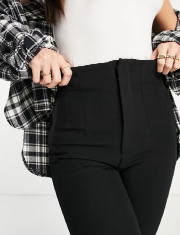 Pantaloni Stradivarius, negru