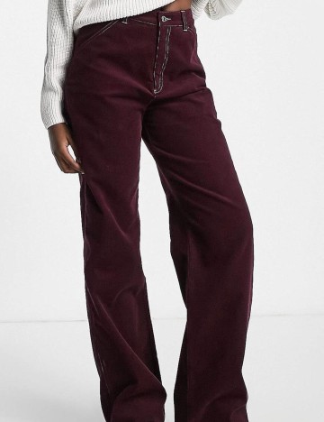 Pantaloni ASOS, pruna