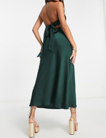 Rochie medie ASOS, verde