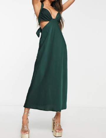 Rochie medie ASOS, verde