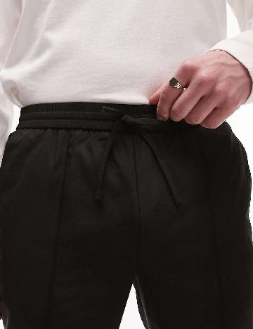 Pantaloni Topman, negru