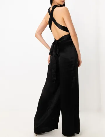 Salopeta ASOS, negru Negru