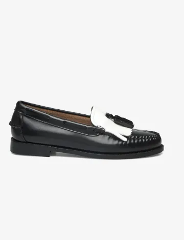 Mocasini Weejuns, negru/alb Negru