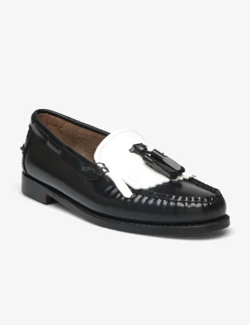 Mocasini Weejuns, negru/alb Negru