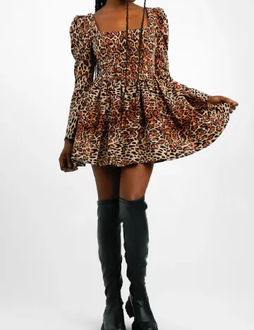 Rochie scurta ASOS, animal print Animal print