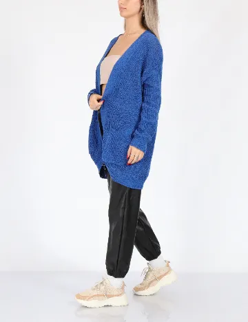 Cardigan SHEIN, albastru Albastru