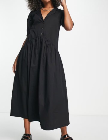 Rochie medie ASOS, negru