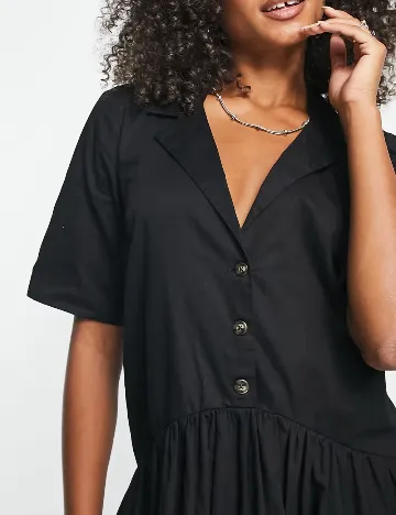 Rochie medie ASOS, negru Negru