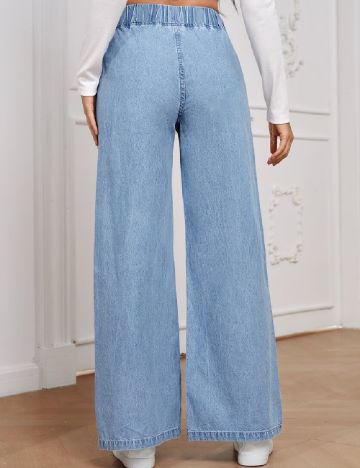 Pantaloni SHEIN, albastru