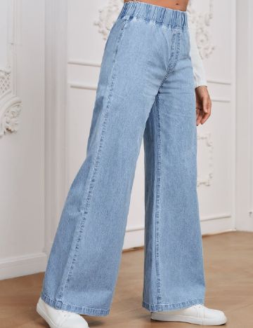 Pantaloni SHEIN, albastru