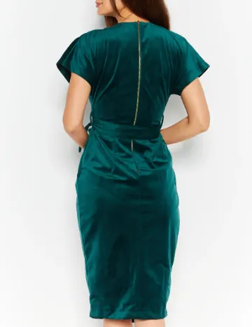 Rochie scurta Closet London, verde Verde