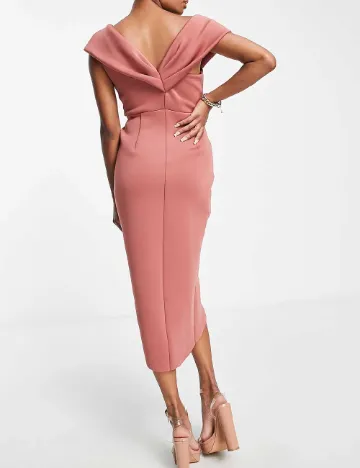 Rochie medie ASOS, roz pudra Roz