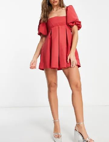 Rochie scurta ASOS, rosu Rosu