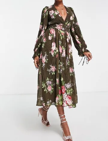 Rochie medie ASOS, floral