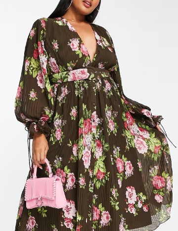 Rochie medie ASOS, floral