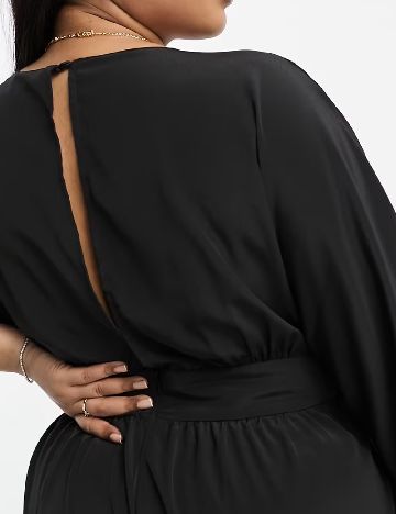 Salopeta ASOS Curve, negru