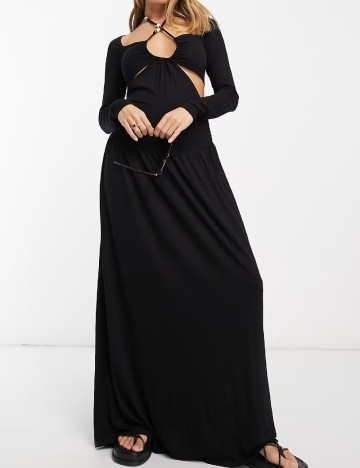 Rochie lunga ASOS, negru