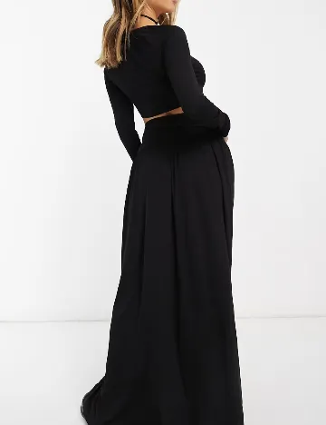 Rochie lunga ASOS, negru Negru