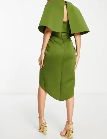 Rochie scurta ASOS, verde Verde