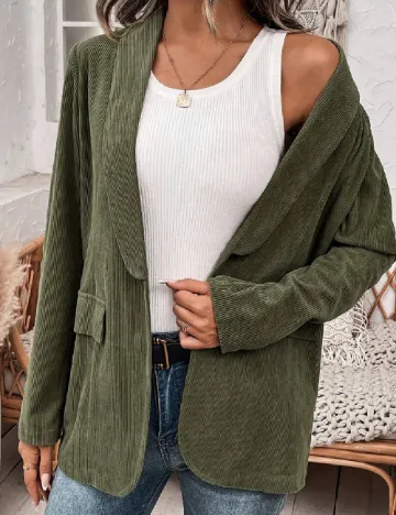 Blazer SHEIN, verde Verde