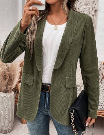 Blazer SHEIN, verde