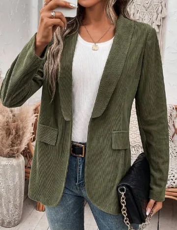 Blazer SHEIN, verde Verde