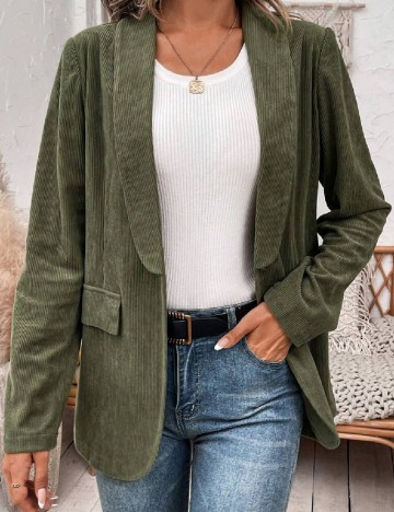 Blazer SHEIN, verde