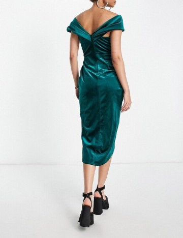 Rochie medie ASOS, verde