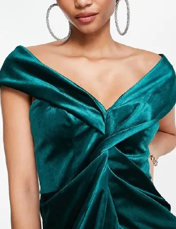 Rochie medie ASOS, verde Verde