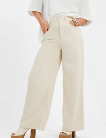 Pantaloni ASOS, ecru