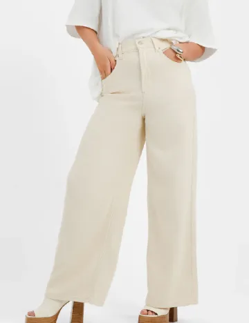 Pantaloni ASOS, ecru Alb