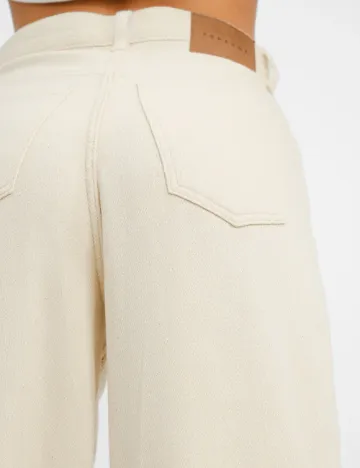 Pantaloni ASOS, ecru Alb