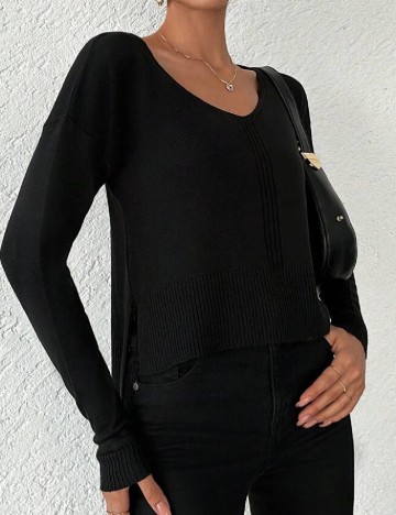 Bluza SHEIN, negru