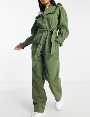 Salopeta Miss Selfridge, verde