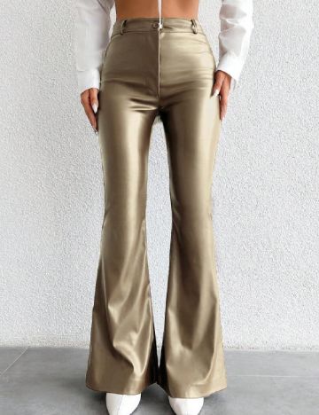 Pantaloni SHEIN, auriu