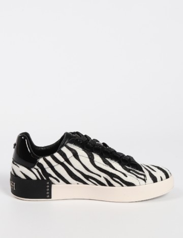 Adidasi SuperTrash, alb/negru