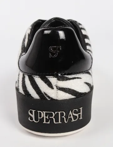 Adidasi SuperTrash, alb/negru Negru