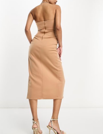 Rochie medie ASOS, maro