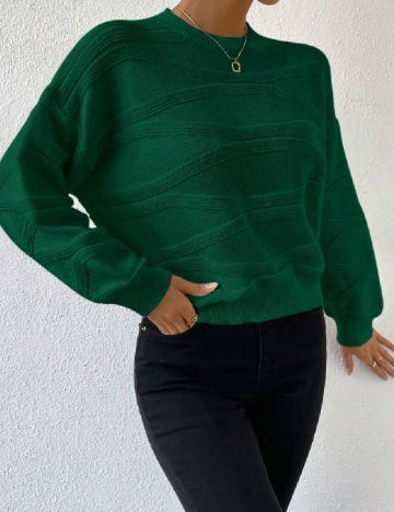 Pulover SHEIN, verde