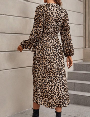 Rochie medie SHEIN, animal print